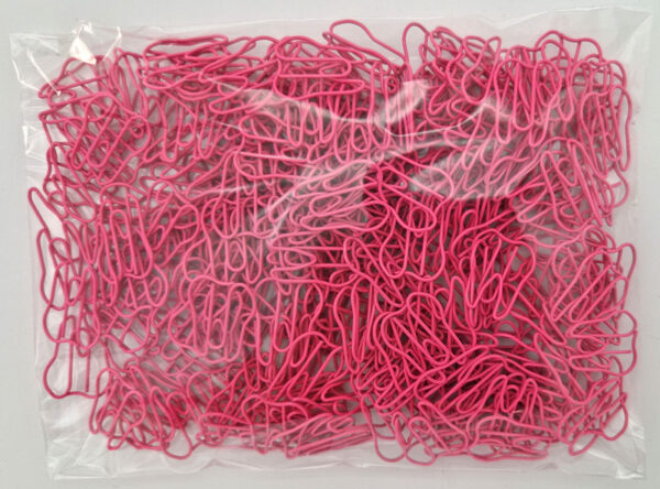 Büroklammern Zahn pink <br>(250 Stück) – Bild 3