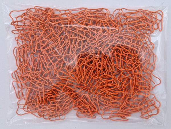 Büroklammern Zahn orange <br>(250 Stück) – Bild 3