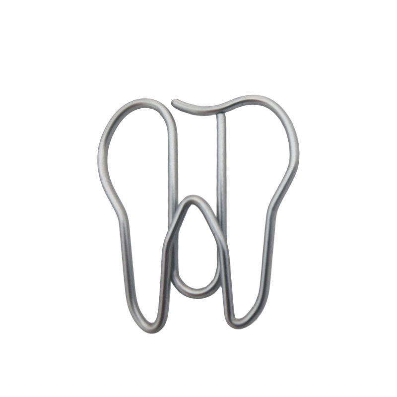 Büroklammern Zahn silber (250 Stück)