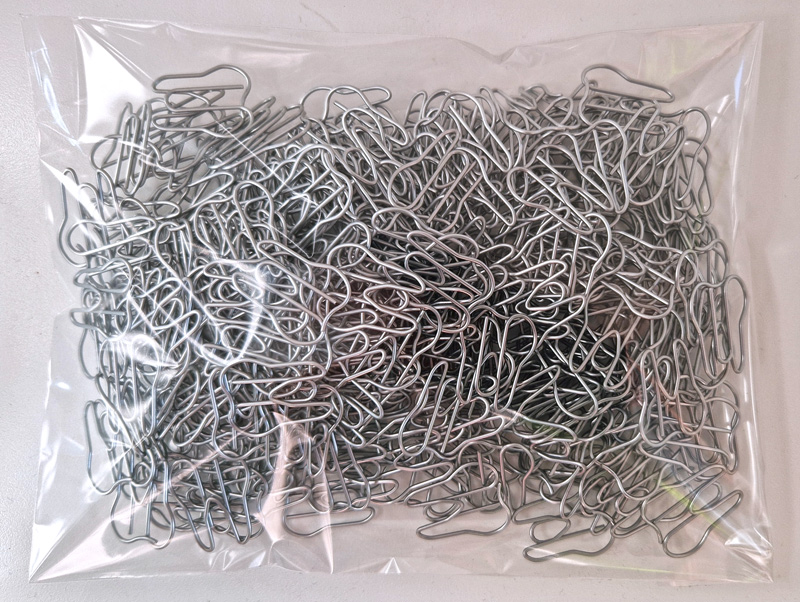 Büroklammern Zahn silber (250 Stück) – Bild 3